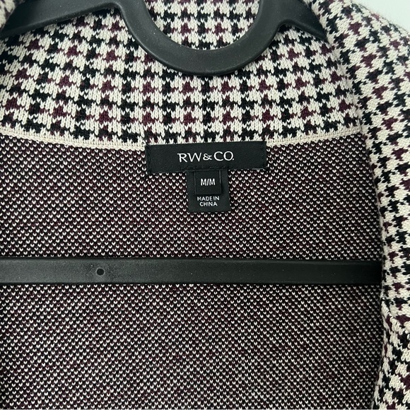 RW&Co Plaid Long Jacket/Coatigan - Picture 4 of 5